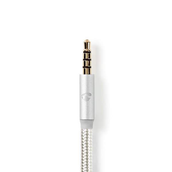 USB-C™ Adapter | USB 2.0 | USB-C™ Hane | 3.5 mm Hane | 1.00 m | Rund | Guldplaterad | Flätad / Nylon | Aluminium | Kartong med täckt fönster
