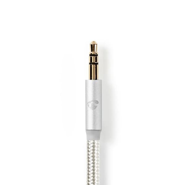 Lightning Adapter | Apple Lightning, 8-stifts | 3.5 mm Hane | Guldplaterad | 1.00 m | Rund | Nylon