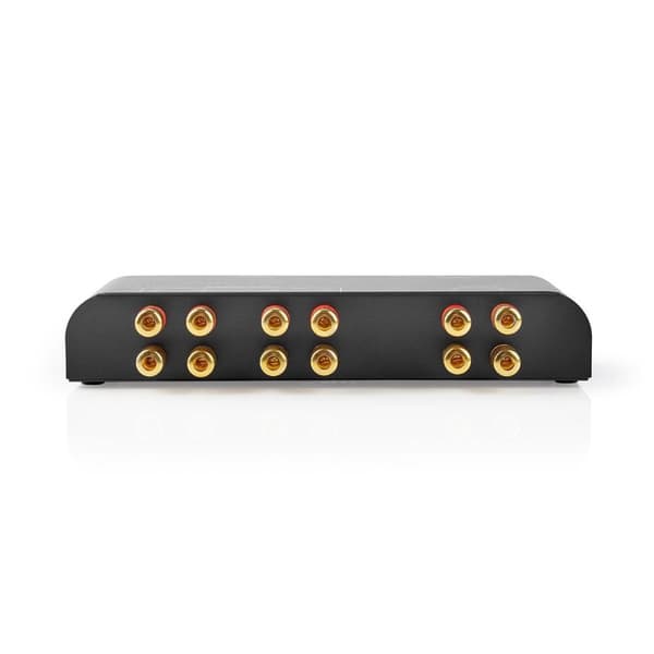 Højttaler kontrolboks | 2-Port port(s) | Banan | Højttalerimpedans: 4-16 Ohm | Maksimal Belastning pr. Kanal: 60 W | Volumenkontrol | Aluminium | Sort