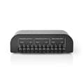 Miniatyrbild 3 av 6: Högtalar kontrollboxen | 2-Port port(s) | Terminalskruvar | Högtalarimpedans: 4-16 Ohm | Maxlast per Kanal: 150 W | Aluminium | Svart