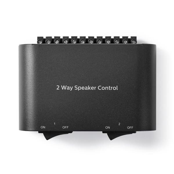 Högtalar kontrollboxen | 2-Port port(s) | Terminalskruvar | Högtalarimpedans: 4-16 Ohm | Maxlast per Kanal: 150 W | Aluminium | Svart