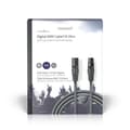 Miniatyrbild 3 av 3: DMX adapterkabel | XLR 3-stifts hane | XLR 3-stifts hona | Nickelplaterad | 15.0 m | Rund | PVC | Mörkgrå | Presentbox
