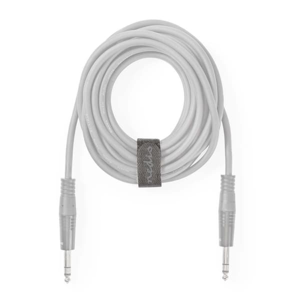 Hook og Loop kabel Binder | Plastikpose | Grå | 10 stk.