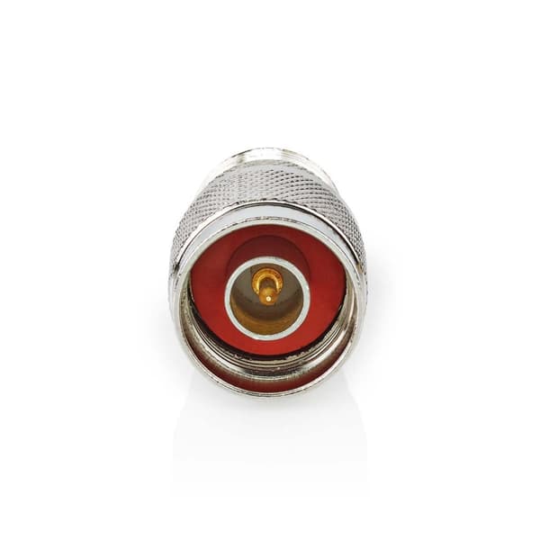Satellit & Antenne adapter | N Han | PL259 Hun | Nikkelplateret | 75 Ohm | Lige | Metal | Sølv | 10 stk. | Konvolut