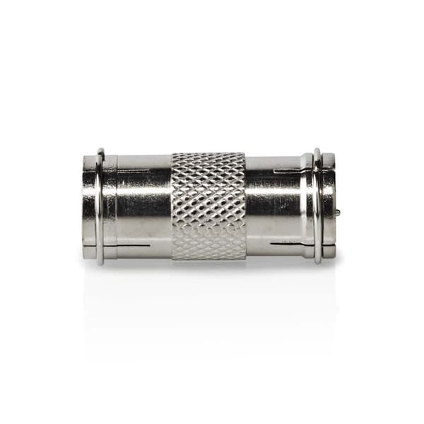 Satellit & Antenne adapter | F Han Quick | F Han Quick | Nikkelplateret | 75 Ohm | Lige | Metal | Sølv | 10 stk. | Konvolut