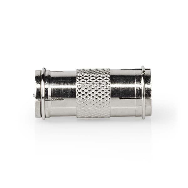 Satellit & Antenne adapter | F Han Quick | F Han Quick | Nikkelplateret | 75 Ohm | Lige | Metal | Sølv | 10 stk. | Konvolut