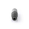 Miniatyrbillede 3 af 5: XLR-stik | Lige | Han | Nikkelplateret | Beskyttelses cover | Kabeldiameter: 7.0 mm | Metal | Sølv | 10 stk. | Plastikpose