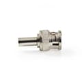 Miniatyrbillede 1 af 4: BNC-stik | Lige | Han | Nikkelplateret | 50 Ohm | Krymp | Kabeldiameter: 6.0 mm | Stål | Sølv | 25 stk. | Konvolut