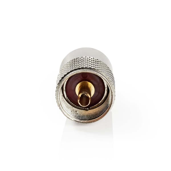 PL259 Liitin | Suora | Uros | Niklattu | 75 Ohm | Juotin | Kaapelin läpitulomitta: 6.0 mm | Metalli | Hopea | 25 kpl | Kirjekuori