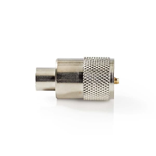PL259 Liitin | Suora | Uros | Niklattu | 75 Ohm | Juotin | Kaapelin läpitulomitta: 6.0 mm | Metalli | Hopea | 25 kpl | Kirjekuori