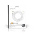 Miniatyrbilde 3 av 3: CAT6 Nettverkskabel | RJ45 Han | RJ45 Han | S/FTP | 15.0 m | Rund | LSZH / PVC | Hvit | Vindus boks
