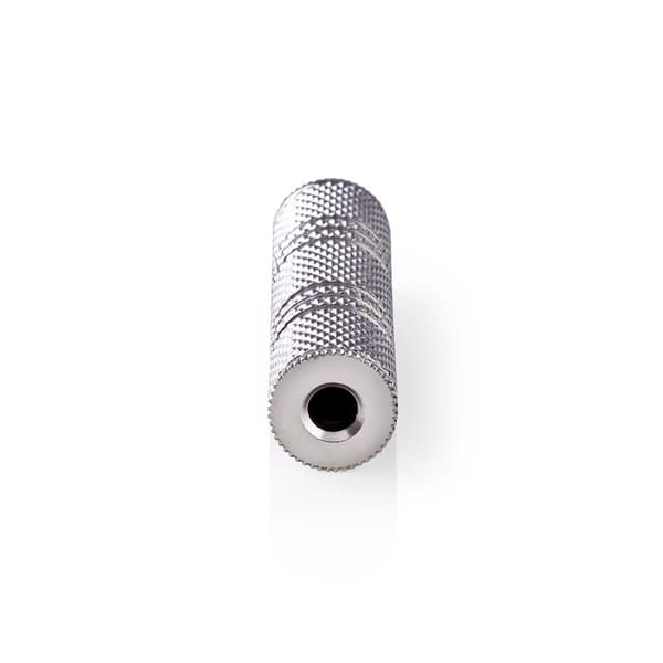 Stereo Audio Adapter | 3.5 mm Hun | 3.5 mm Hun | Nikkel belagt | Rett | Metall | Sølv | 1 stk. | Boks