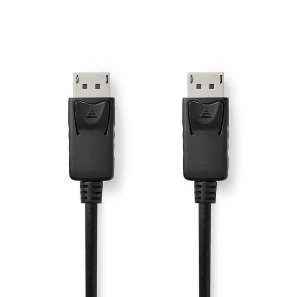 Displayport kabel | DisplayPort Han | DisplayPort Han | 4K@60Hz | Nikkelplateret | 3.00 m | Runde | PVC | Sort | Box