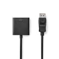 Miniatyrbillede 1 af 3: DisplayPort adapter | DisplayPort Han | DVI-D 24+1-Pins Hun | 1080p | Nikkelplateret | Lige | 0.20 m | Runde | PVC | ABS | Sort | Box