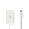 Miniatyrbillede 1 af 4: Mini DisplayPort kabel | DisplayPort 1.2 | Mini DisplayPort han | DVI-D 24+1-Pins Hun / HDMI™ Input / VGA Hun | 21.6 Gbps | Nikkelplateret | 0.20 m |