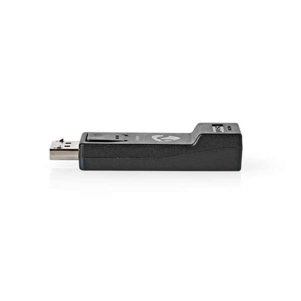 DisplayPort-sovitin | DisplayPort uros | HDMI naaras | 4K@30Hz | Niklattu | Suora | Pyöreä | ABS | ABS-Muovi | Musta | Laatikko