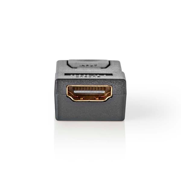 DisplayPort-sovitin | DisplayPort uros | HDMI naaras | 4K@30Hz | Niklattu | Suora | Pyöreä | ABS | ABS-Muovi | Musta | Laatikko