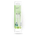 Miniatyrbillede 3 af 3: Coax Cable | IEC (Coax) Han | IEC (Coax) Hun | Nikkelplateret | 90 dB | 75 Ohm | Dobbelt afskærmet | 2.00 m | Runde | PVC | Hvid | Box
