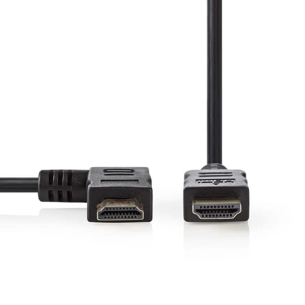 High Speed HDMI ™ kabel med Ethernet | HDMI™ Kontakt | HDMI™ Kontakt | 4K@30Hz | 10.2 Gbps | 1.50 m | Rund | PVC | Svart | Blister