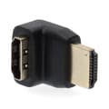 Miniatyrbild 5 av 7: HDMI™ Adapter | HDMI™ Kontakt | HDMI™ Utgång | Guldplaterad | Vinklat 270° | ABS | Svart | 1 st. | Låda
