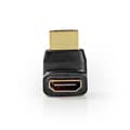 Miniatyrbild 1 av 7: HDMI™ Adapter | HDMI™ Kontakt | HDMI™ Utgång | Guldplaterad | Vinklat 270° | ABS | Svart | 1 st. | Låda