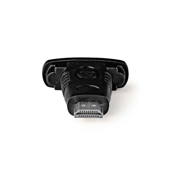 HDMI™ Adapter | HDMI ™ -kontakt | DVI-D 24+1-Pins Hun | Gull belagt | Rett | ABS | Sort | 1 stk. | Boks