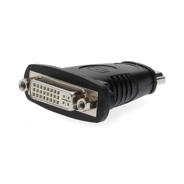 HDMI™ Adapter | HDMI ™ -kontakt | DVI-D 24+1-Pins Hun | Gull belagt | Rett | ABS | Sort | 1 stk. | Boks