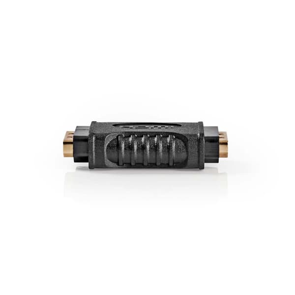 HDMI™ Adapter | HDMI™ Hun | HDMI™ Hun | Gull belagt | Rett | ABS | Sort | 1 stk. | Boks