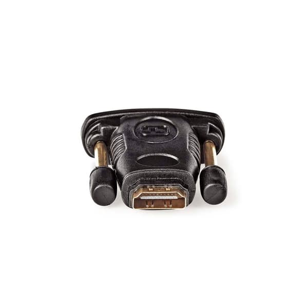 HDMI™ Adapter | DVI-D 24+1-Pin Hane | HDMI™ Utgång | Nickelplaterad | Rak | ABS | Svart | 1 st. | Låda