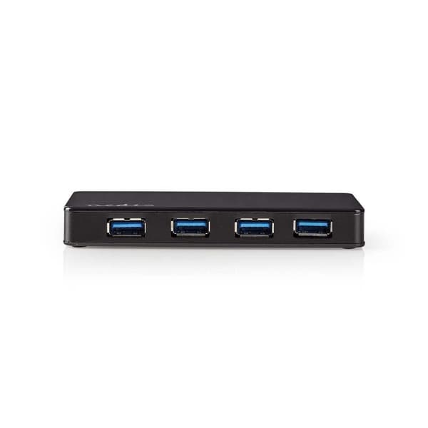 USB-hubb | USB A-Hane | 4x USB A Female | 4-Port port(s) | USB 3.2 Gen 1 | Strömadapter / USB ström | 4x USB
