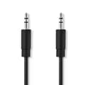 Miniatyrbillede 1 af 3: Stereo Audio kabel | 3.5 mm Hanstik | 3.5 mm Hanstik | Nikkelplateret | 2.00 m | Runde | Sort | Box