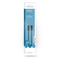 Miniatyrbillede 3 af 3: Stereo Audio kabel | 3.5 mm Hanstik | 3.5 mm Hunstik | Nikkelplateret | 2.00 m | Runde | Sort | Box