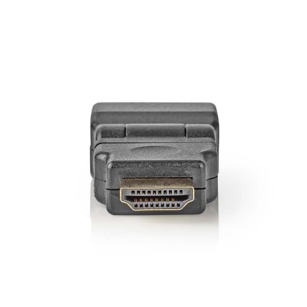 HDMI™ Adapter | HDMI ™ -kontakt | HDMI™ Hun | Gull belagt | Vribar | ABS | Sort | 1 stk. | Konvolutt