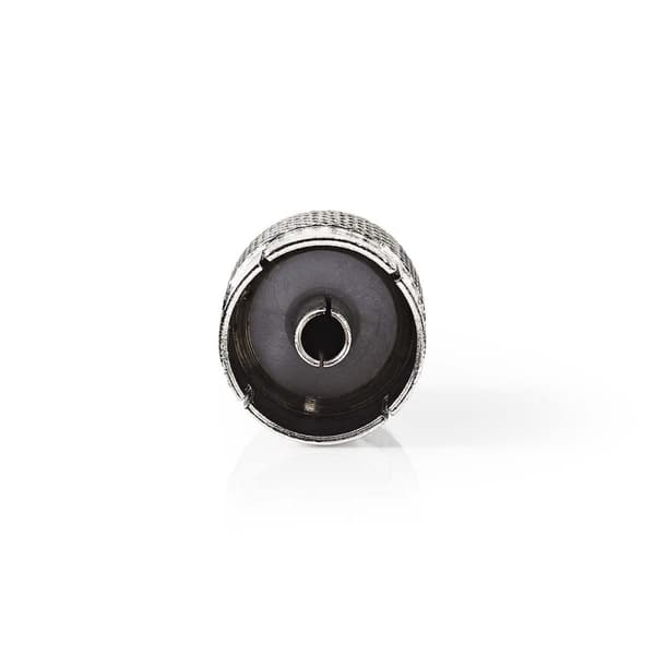 Satellit & Antenne adapter | IEC (Coax) Han | IEC (Coax) Hun | Nikkelplateret | 75 Ohm | Lige | Metal | Sølv | 1 stk. | Konvolut