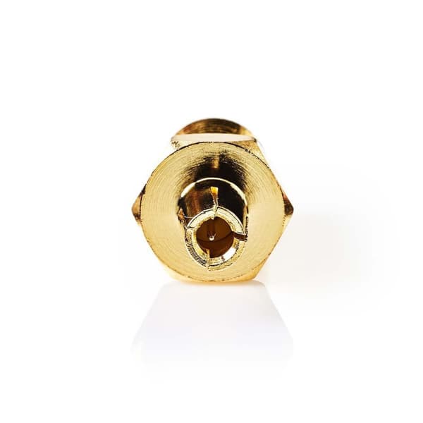 SMA adapter | SMA Hun | TS9 | Guldplateret | 50 Ohm | Lige | Kobber | Guld | 2 stk. | Konvolut