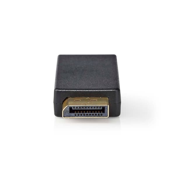 Displayport-adapter | DisplayPort Han | HDMI™ Hun | 4K@30Hz | Gull belagt | Rett | Rund | ABS | ABS | Antrasitt | Boks