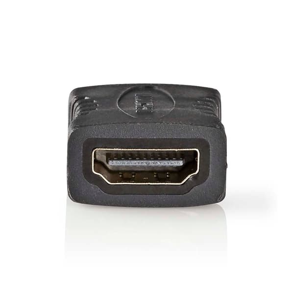HDMI™ Adapter | HDMI™ Hun | HDMI™ Hun | Gull belagt | Rett | PVC | Antrasitt | 1 stk. | Boks