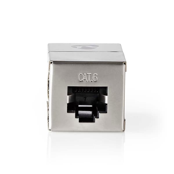 Nätverkskoppling | Adapter | Skärmad | RJ45 Hona | RJ45 Hona | Rak | Metall | Låda