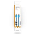 Miniatyrbillede 3 af 3: USB-kabel | USB 3.2 Gen 1 | USB-A Han | USB-A Han | 5 Gbps | Nikkelplateret | 2.00 m | Runde | PVC | Blå | Konvolut