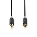 Miniatyrbillede 2 af 3: Stereo Audio kabel | 3.5 mm Hanstik | 3.5 mm Hanstik | Guldplateret | 1.00 m | Runde | Antracit | Box
