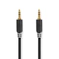 Miniatyrbillede 1 af 3: Stereo Audio kabel | 3.5 mm Hanstik | 3.5 mm Hanstik | Guldplateret | 1.00 m | Runde | Antracit | Box