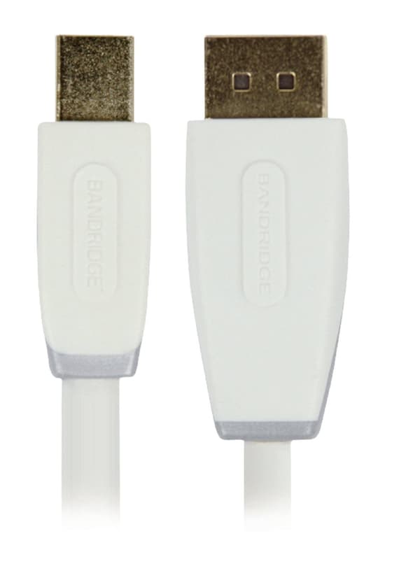 Mini Displayport-Kabel Mini DisplayPort-hane - DisplayPort hane 1.00 m Vit