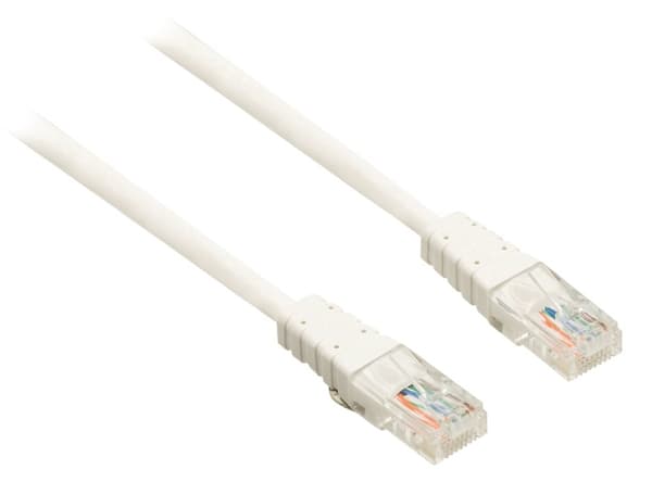 CAT5e UTP Nätverkskabel RJ45 (8P8C) Hane - RJ45 (8P8C) Hane 20.0 m Vit