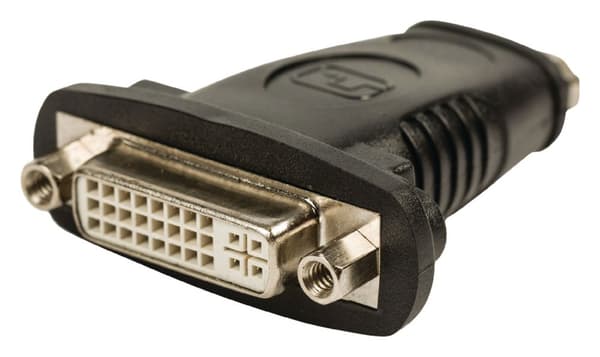 High Speed HDMI med Ethernet Adapter HDMI Hona - DVI-D 24+1p hona Svart