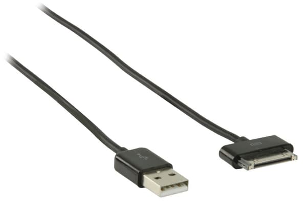 Sync og Ladekabel Apple Dock 30-Pin - USB A Han 2.00 m Sort