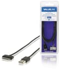 Miniatyrbilde 2 av 3: Sync og Ladekabel Apple Dock 30-Pin - USB A Han 2.00 m Sort