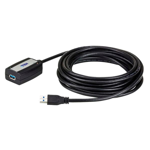 USB 3.0-Kabel USB A Hun - USB A Han 5 m Sort