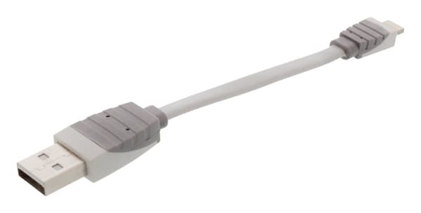 Sync og Ladekabel Apple Lightning - USB A Han 0.10 m Hvit