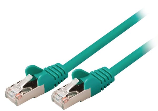 CAT5e SF/UTP Nettverkskabelen RJ45 (8P8C) Han - RJ45 (8P8C) Han 5.00 m Grøn