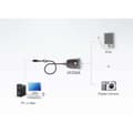 Miniatyrbillede 2 af 2: Usb 2.0-Kabel USB A Han - DB9 Han 0.35 m Grå